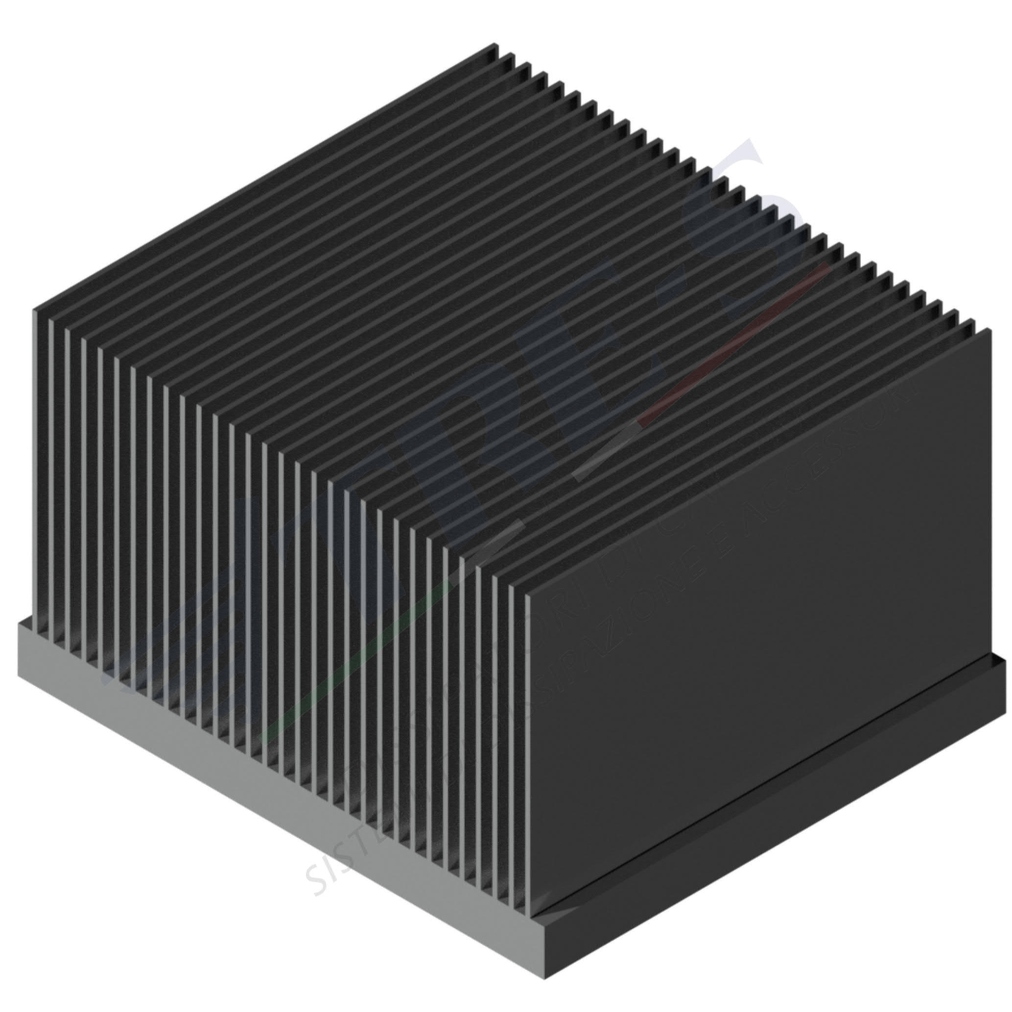 Assemblato in alluminio 3D