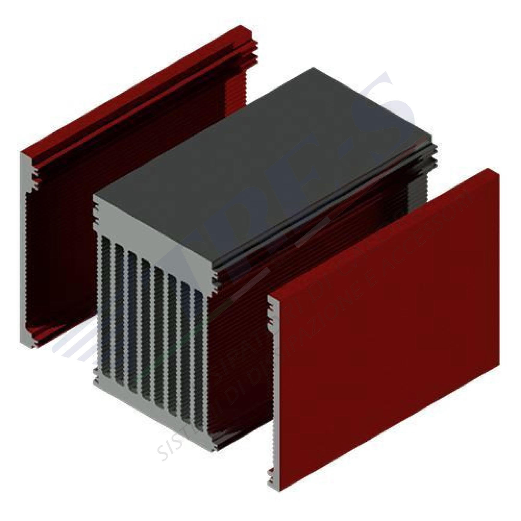 PRI1017AB - Embedded heat sinks