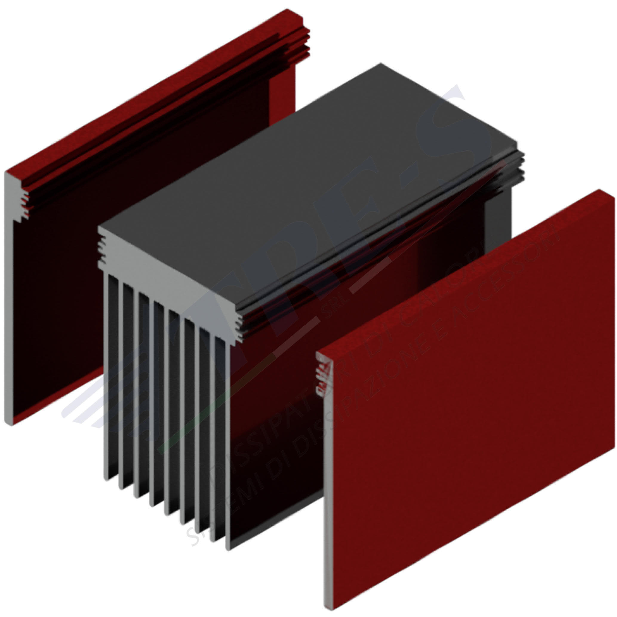 PRI1036AB - Embedded heat sinks