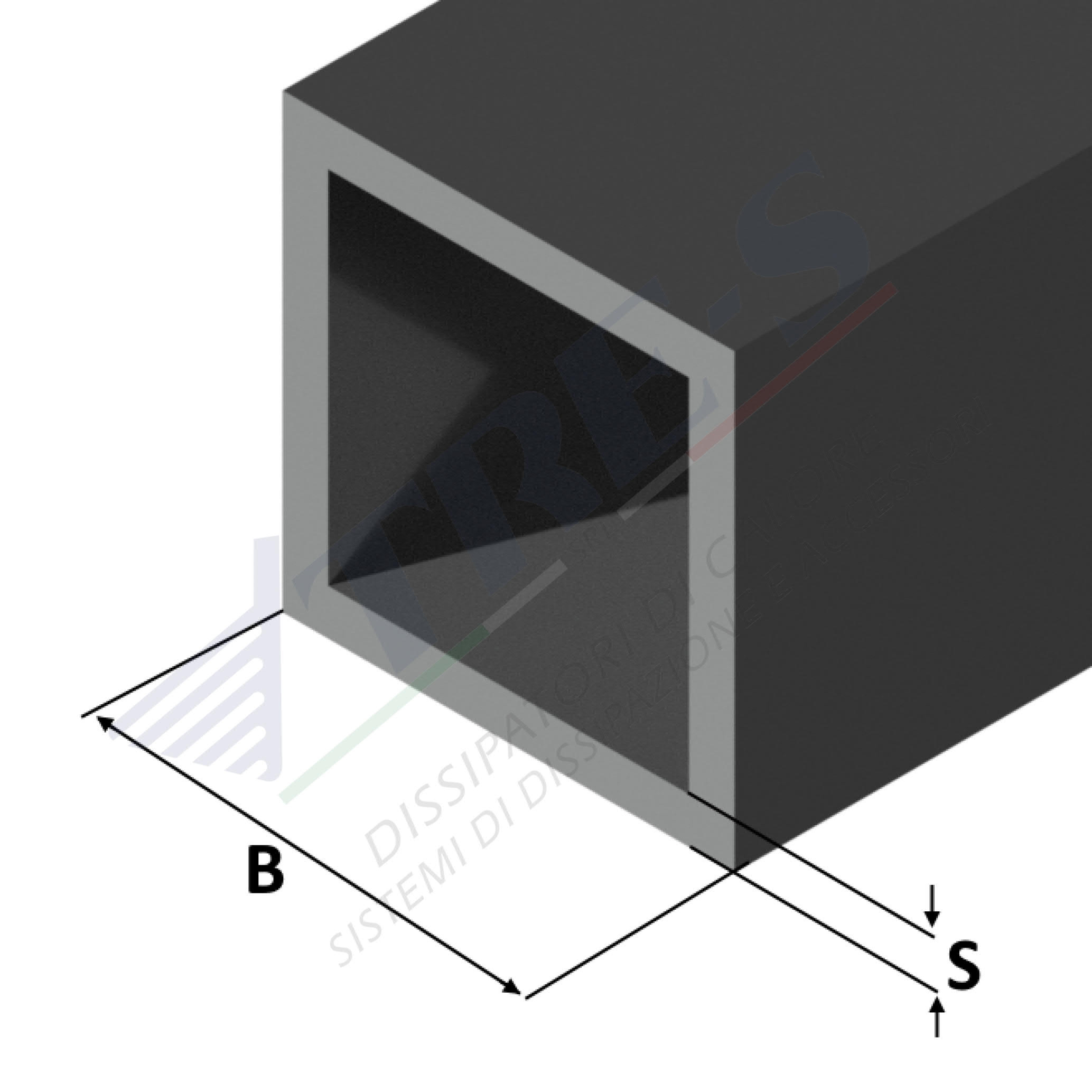 Tubo quadro - Standard Profiles