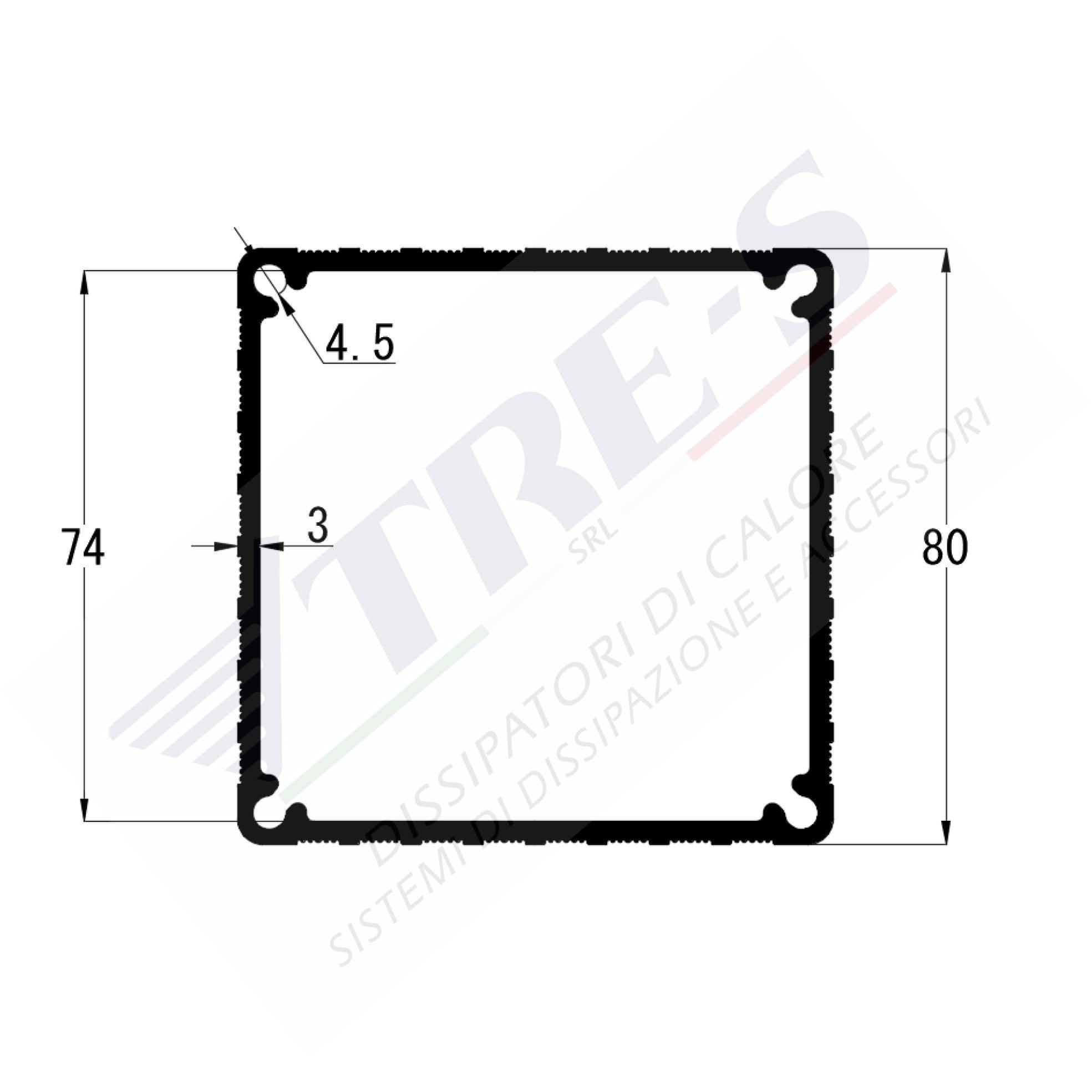 Heat Sinks PRD80