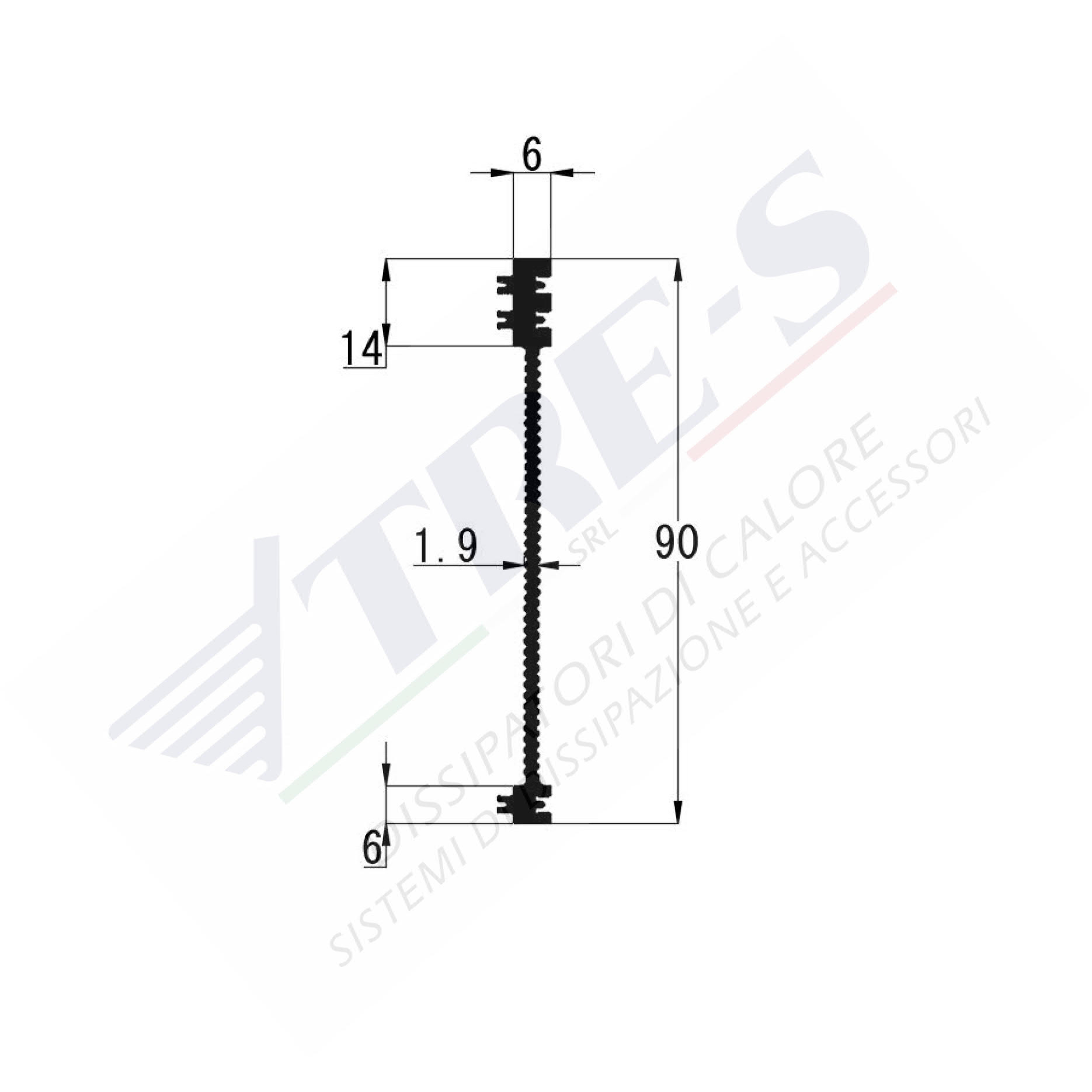 PRI1002 - Embedded heat sinks