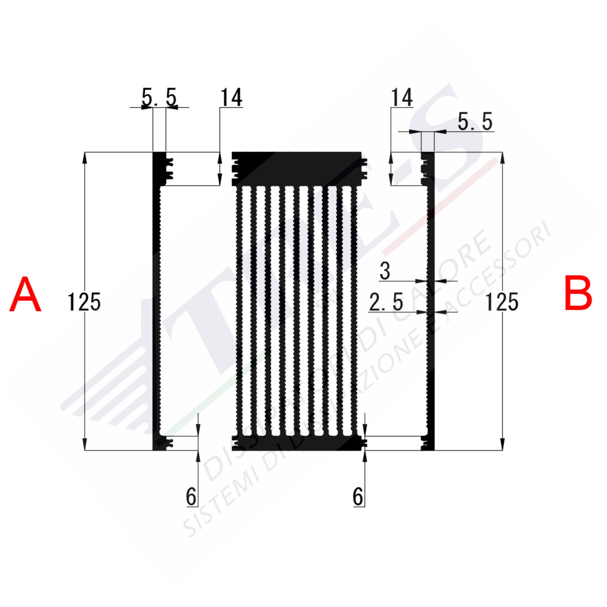 PRI1010AB - Embedded heat sinks