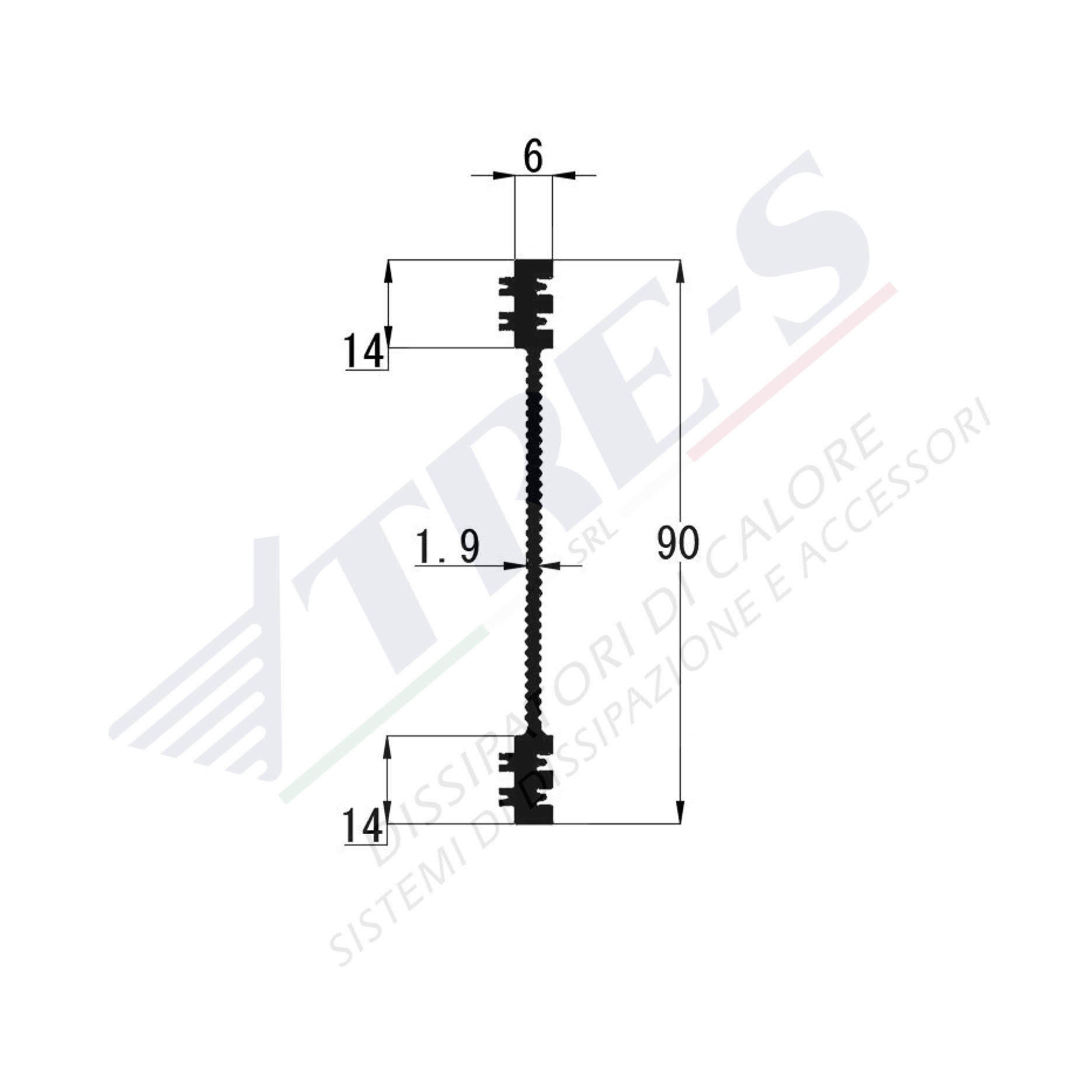 PRI1012 - Embedded heat sinks