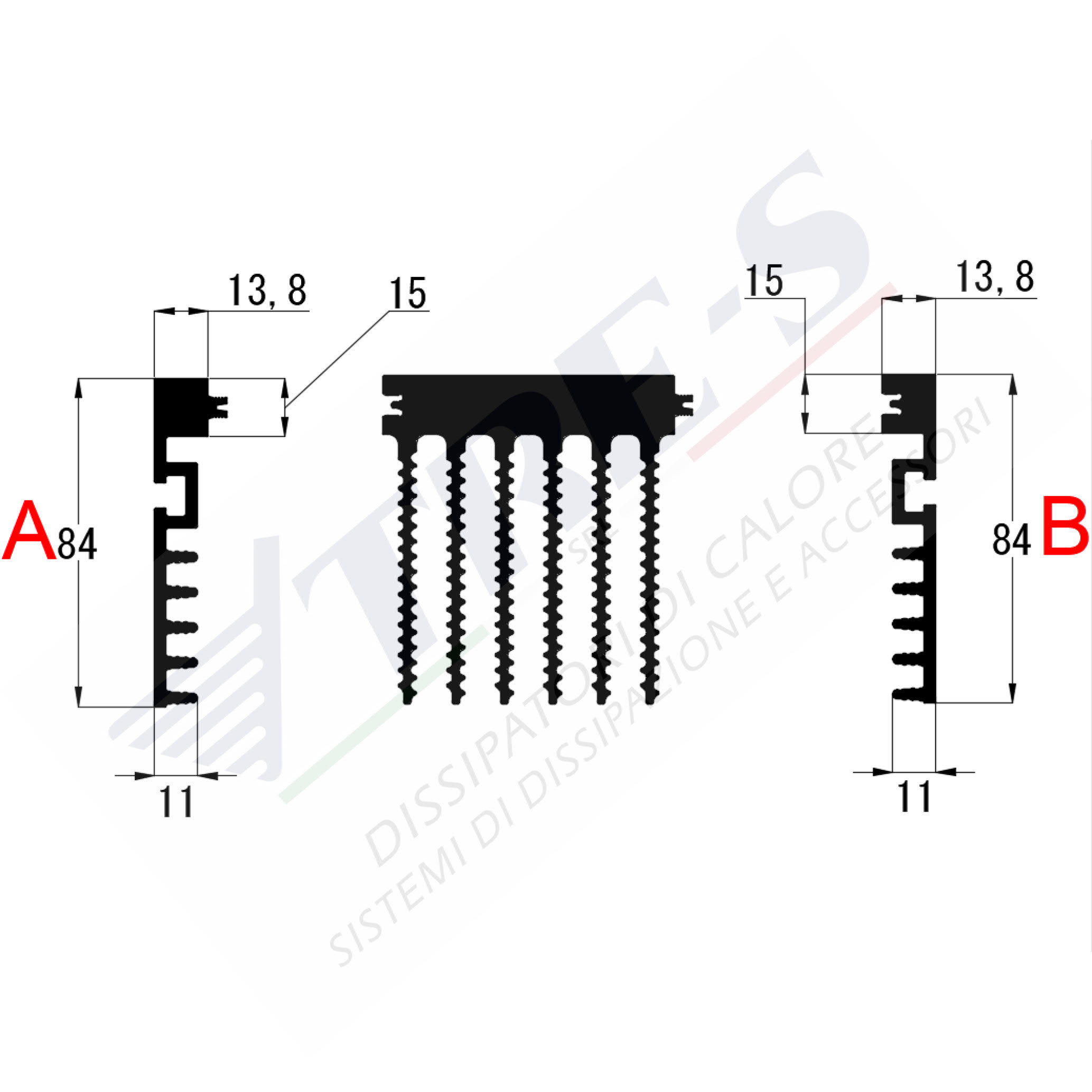 Heat Sinks PRI1019AB