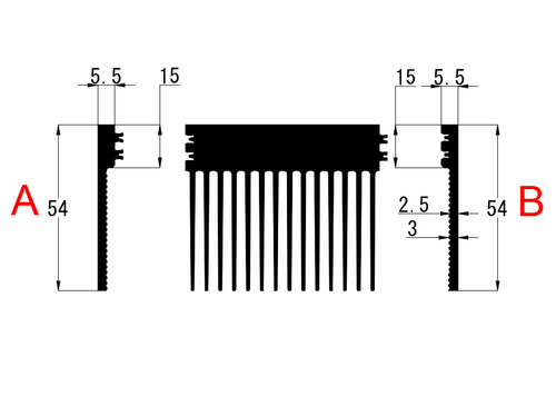 PRI1022AB - Embedded heat sinks