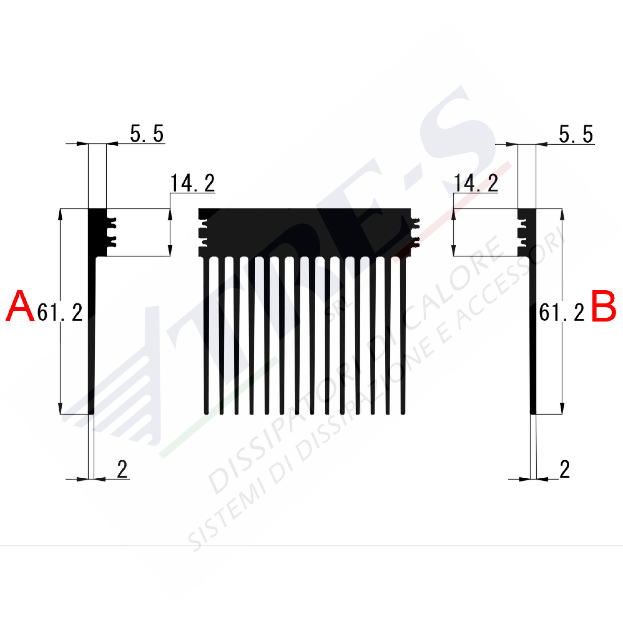 PRI1028AB - Embedded heat sinks