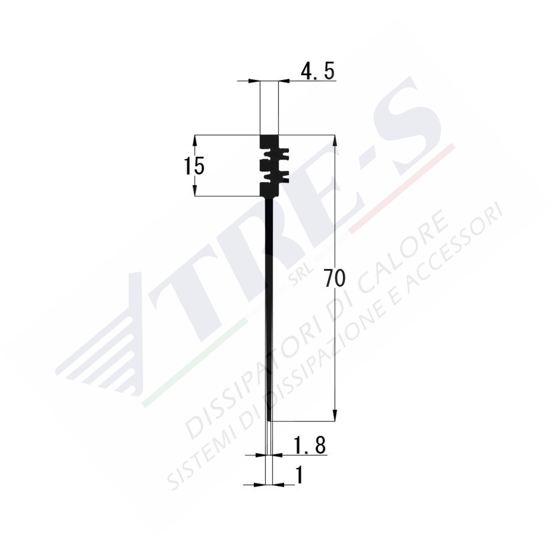 PRI1030 - Embedded heat sinks