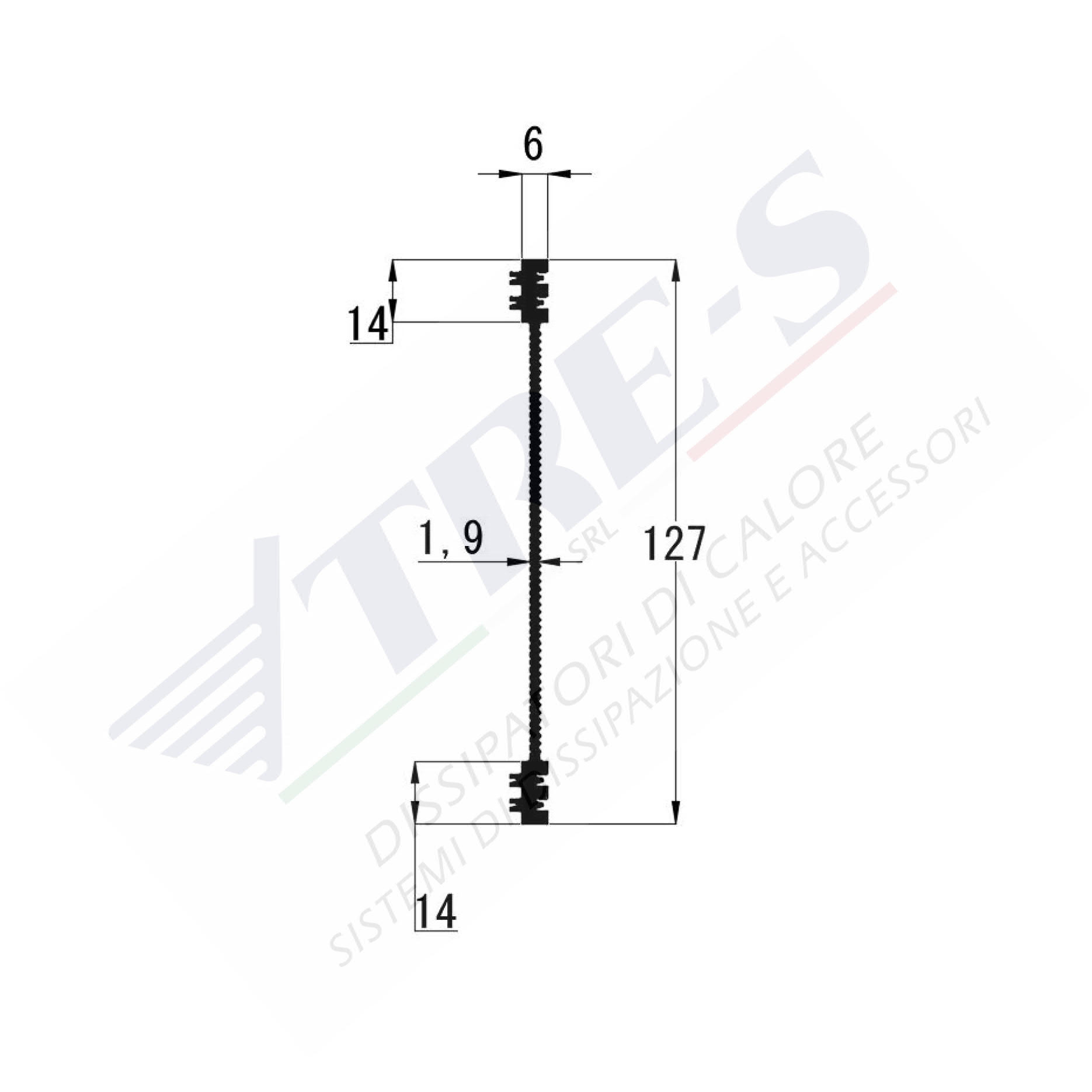 PRI1033 - Embedded heat sinks