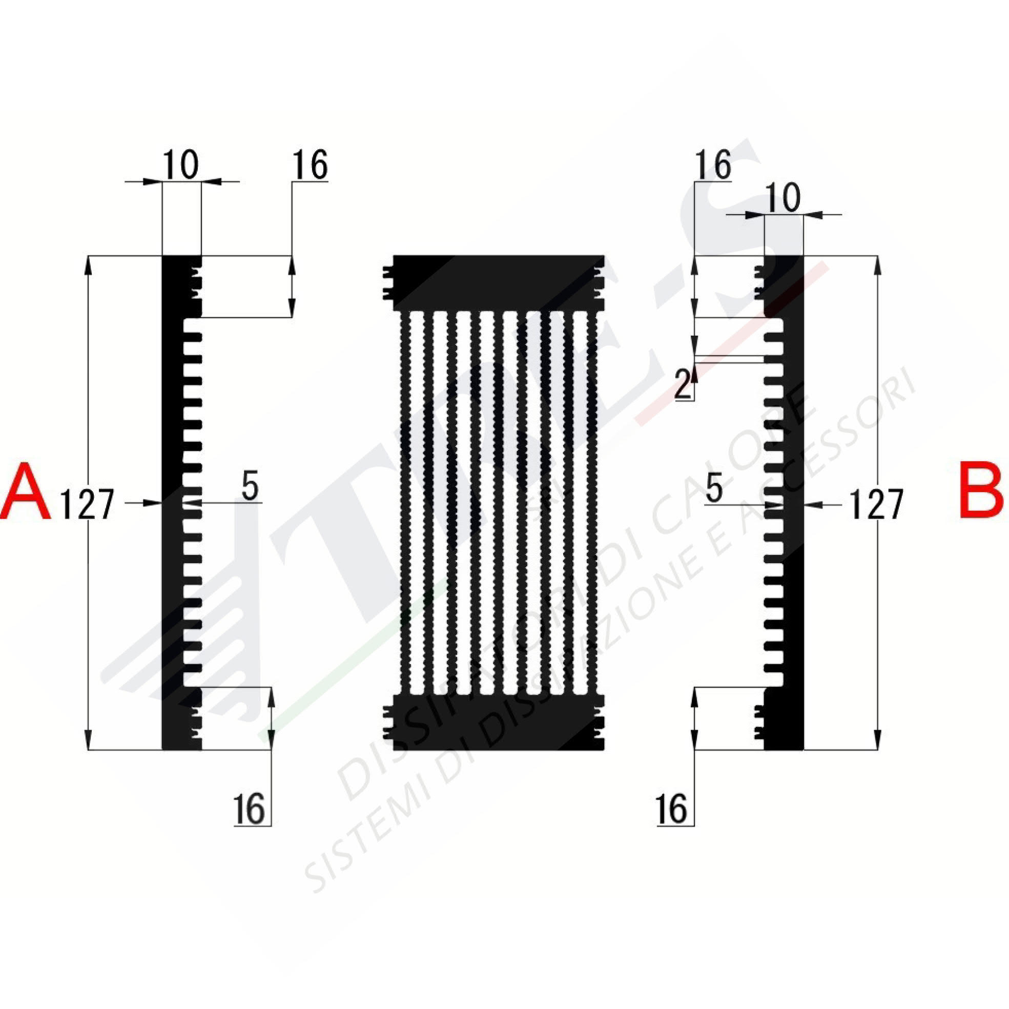 PRI1033AB - Embedded heat sinks