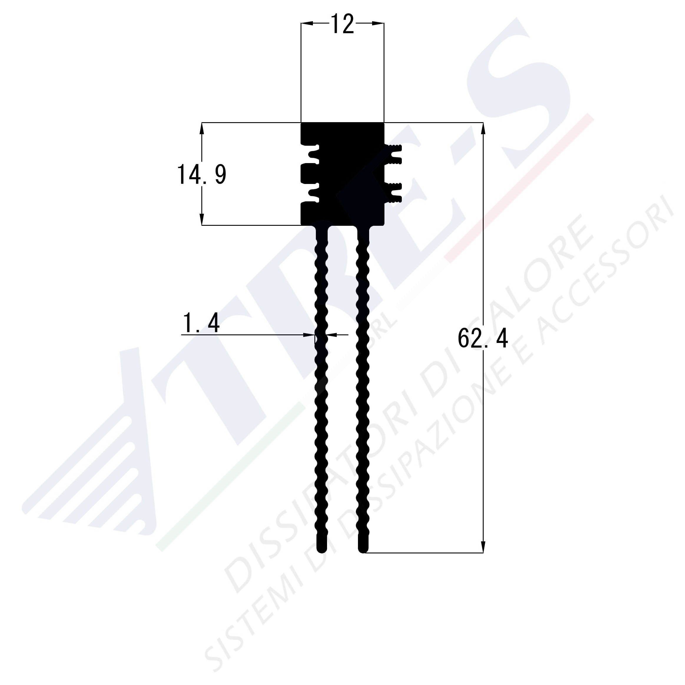 PRI1047 - Embedded heatsinks PRI1047 - Embedded heatsinks