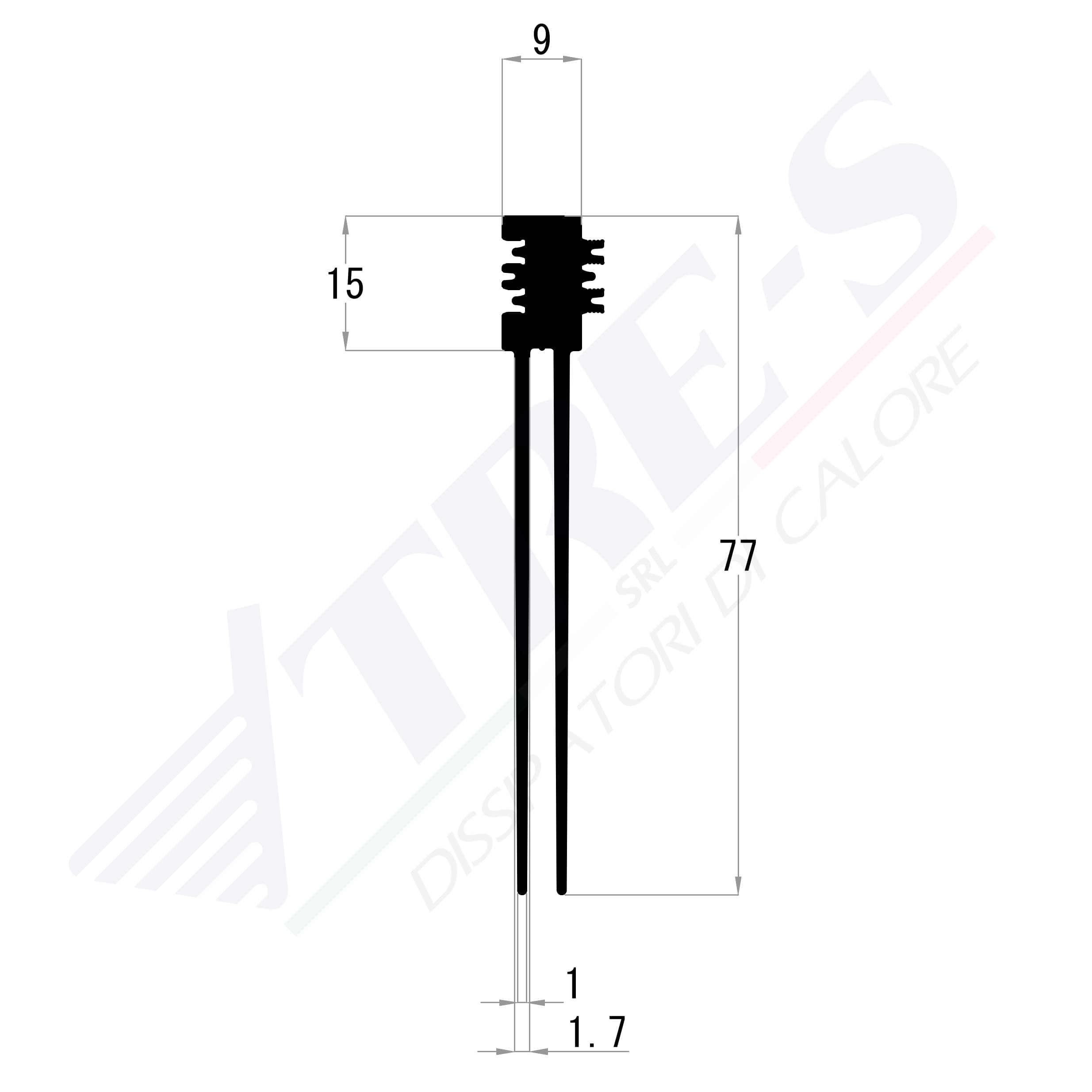 PRI1050 - Embedded heatsinks