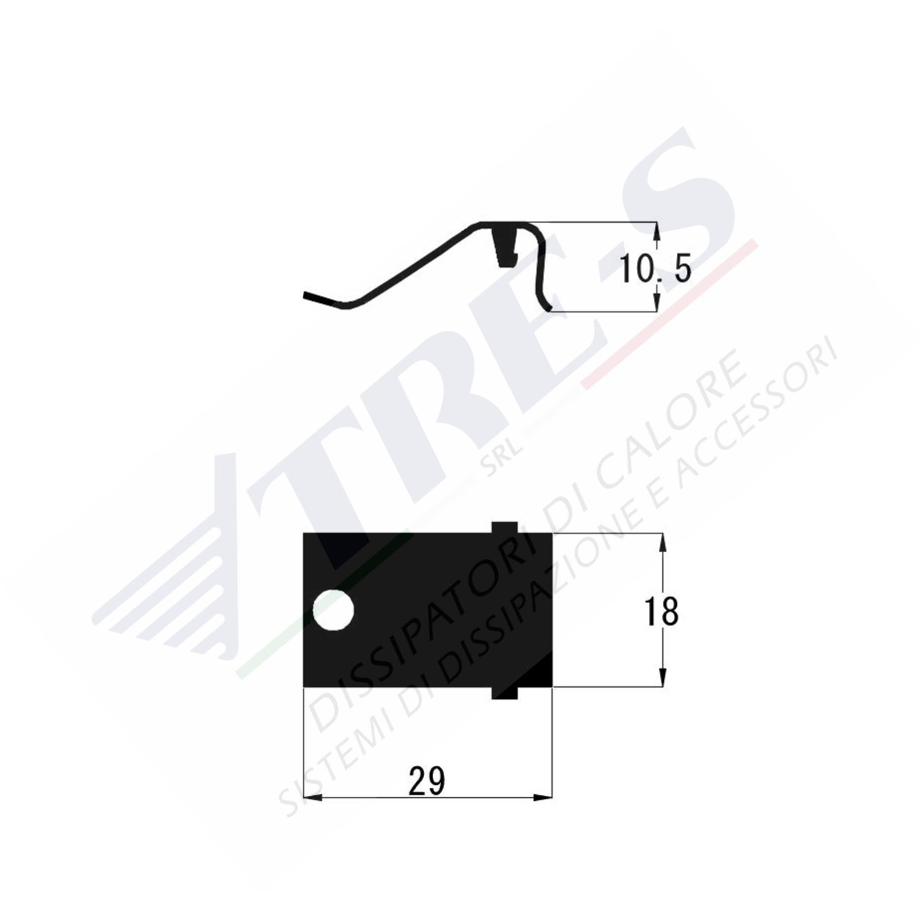 PRM002 - Heat sinks with clip system