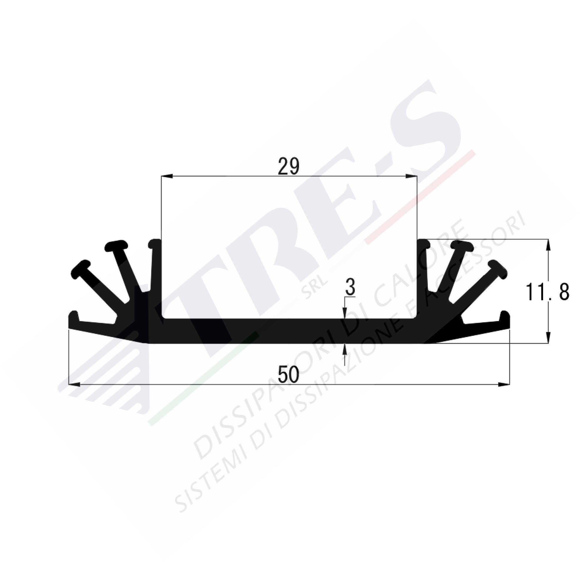 PRO1002 - Heatsinks for low power PRO1002 - Heatsinks for low power