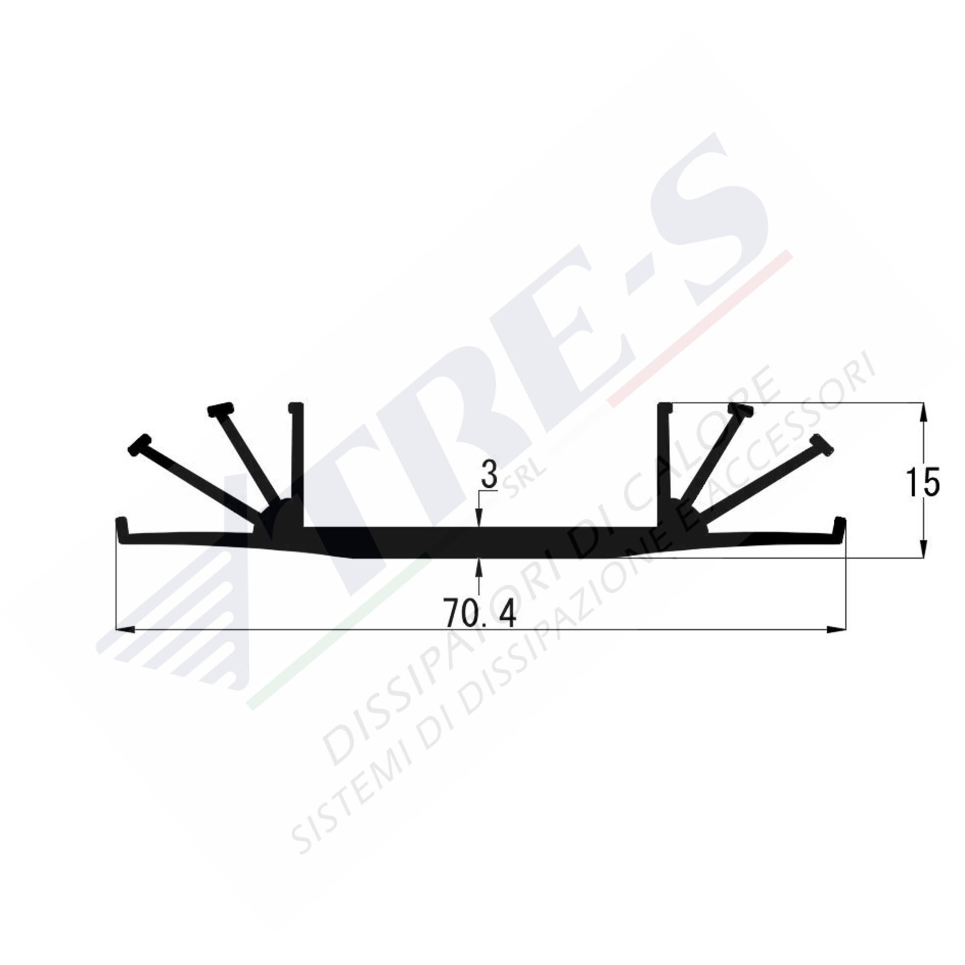 PRO1004 - Heatsinks for low power PRO1004 - Heatsinks for low power