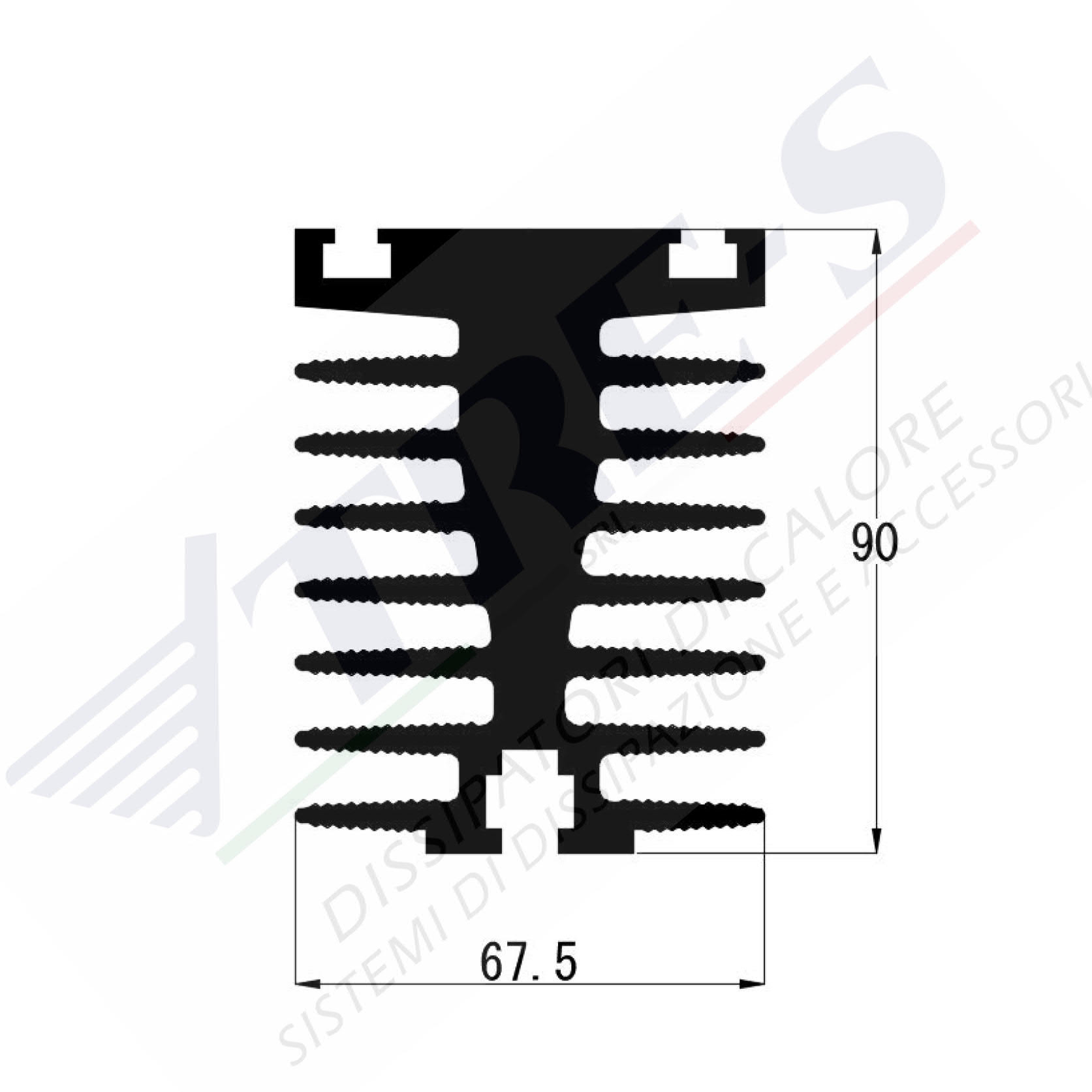 PRO1063 - Heatsink with support guide PRO1063 - Heatsink with support guide