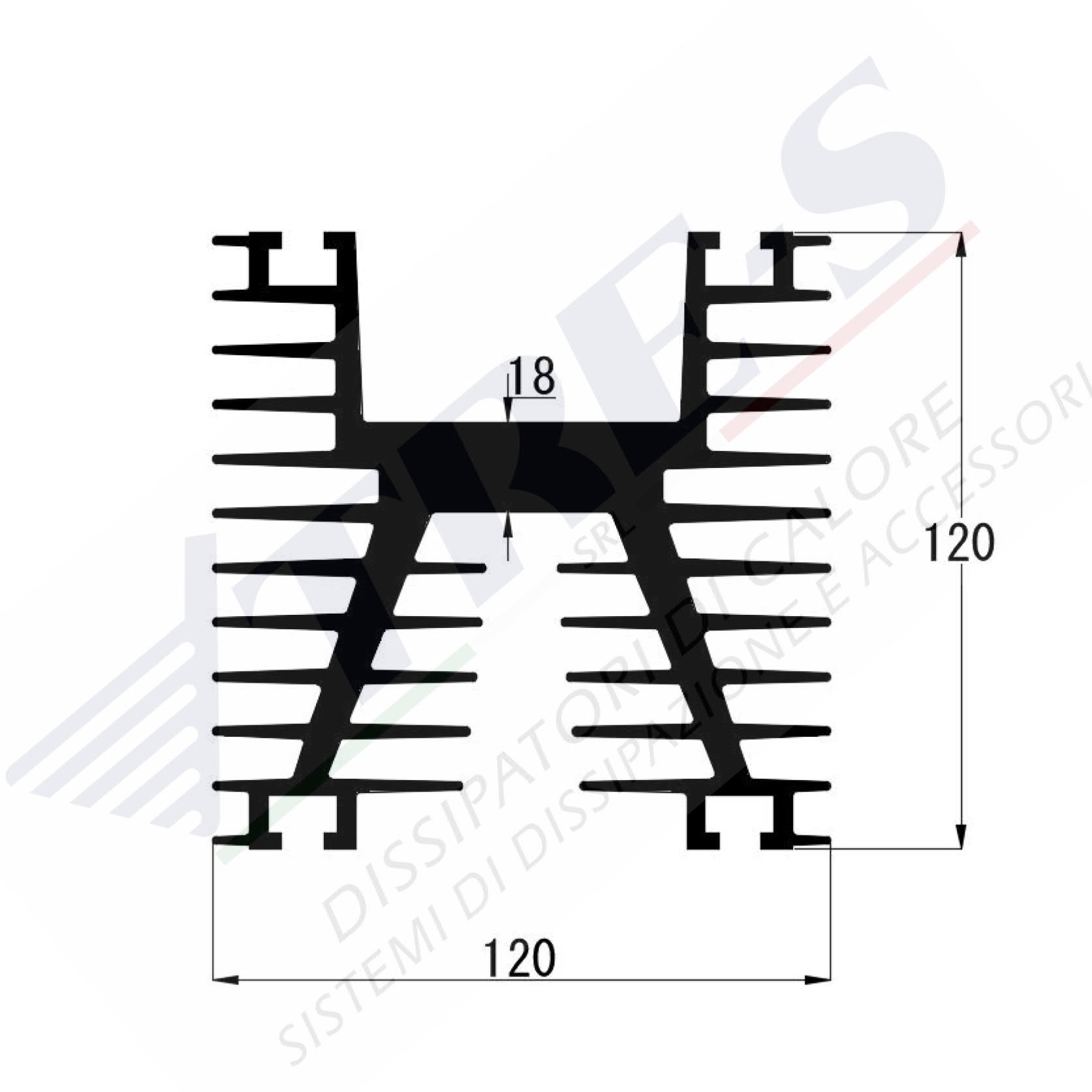 PRO1117 - Heatsink with support guide PRO1117 - Heatsink with support guide