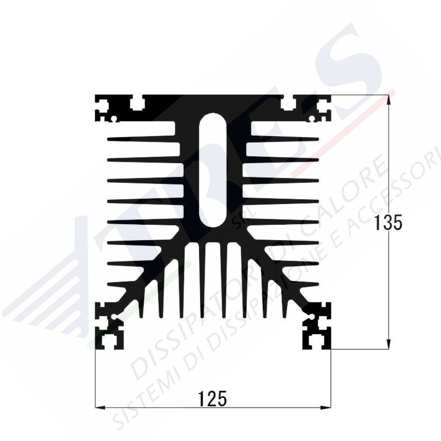 PRO1125L - Heatsink with support guide PRO1125L - Heatsink with support guide