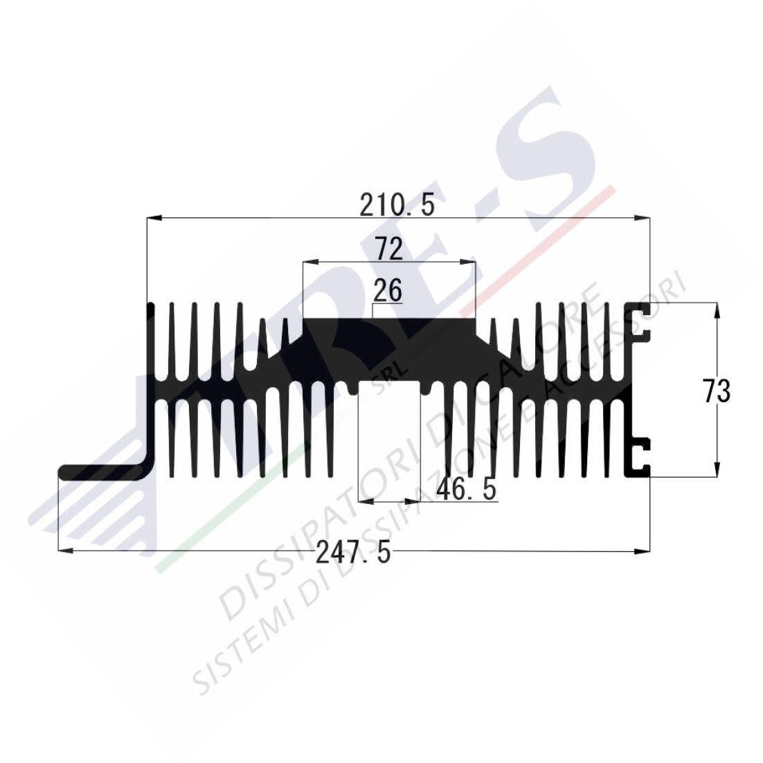 PRO1134 - Heatsinks for disc cells PRO1134 - Heatsinks for disc cells