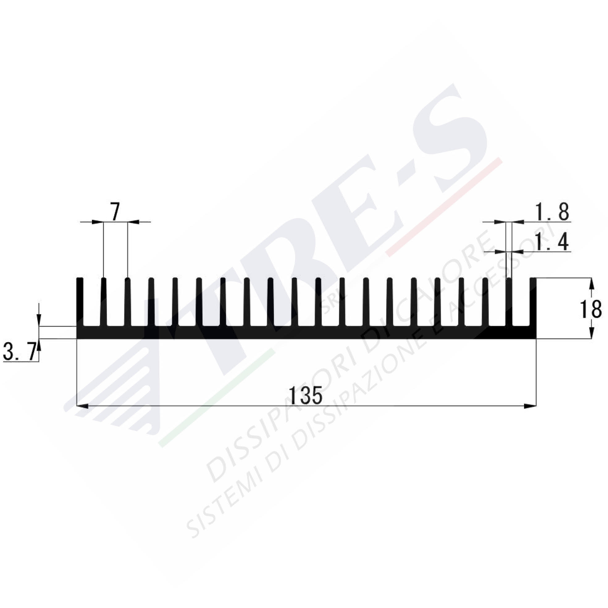 PRO1281 - Heatsinks for low power PRO1281 - Heatsinks for low power