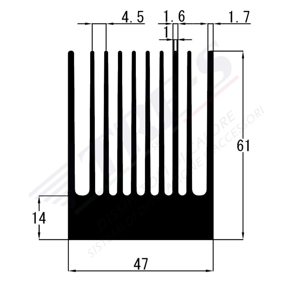 Heat Sinks PRO1335