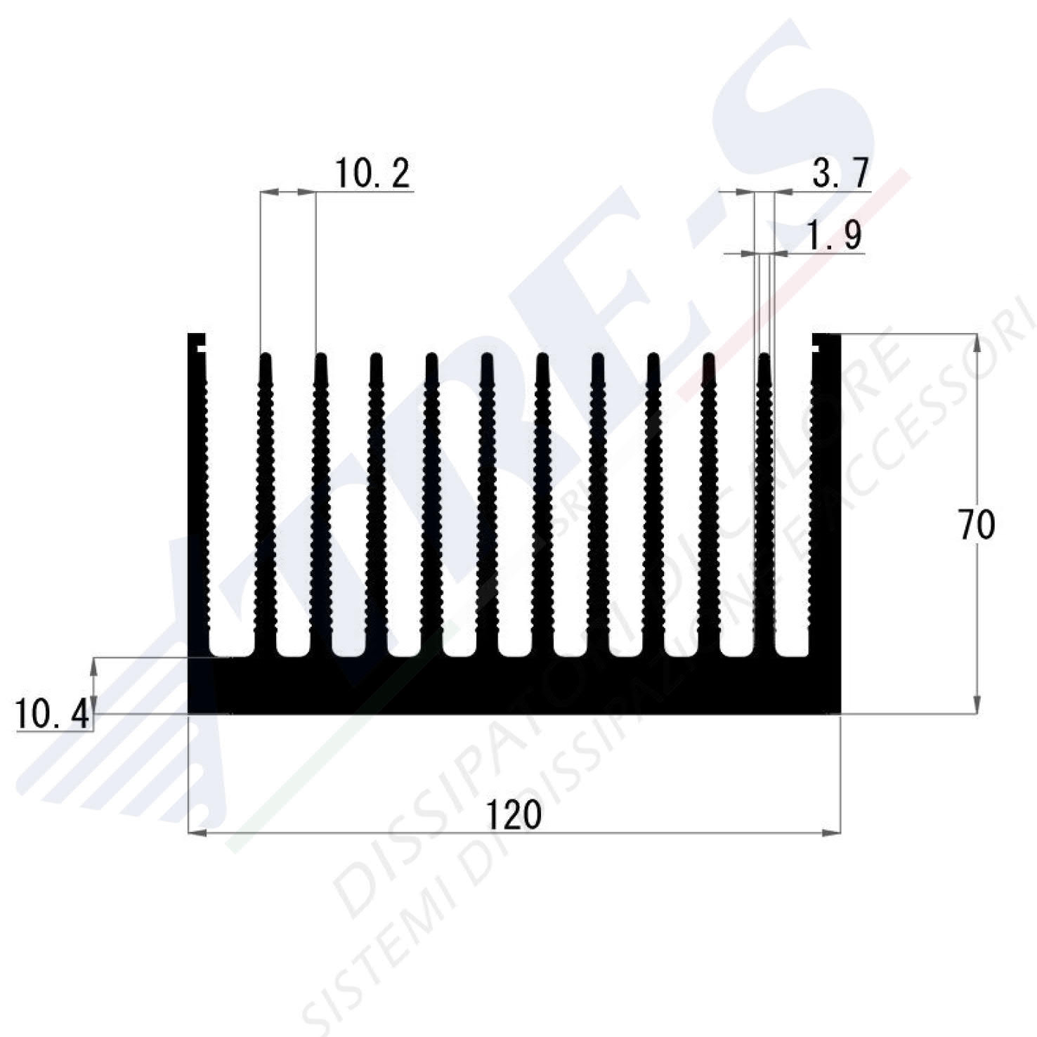 PRO1338 - Heatsinks for medium power PRO1338 - Heatsinks for medium power